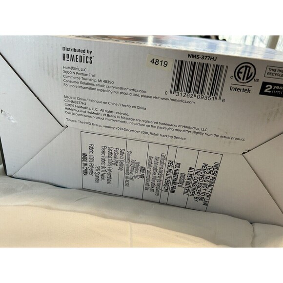 HoMedics Pro Therapy Elite Shiatsu & Vibration Neck Massager w/Heat Pain Relief - Picture 3 of 7